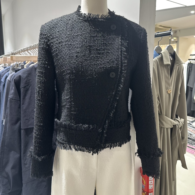 GREEK韓國直郵㊣女士新品推薦熱賣真品時尚休閑職業夾克粗花呢GREEK夾克圖色2