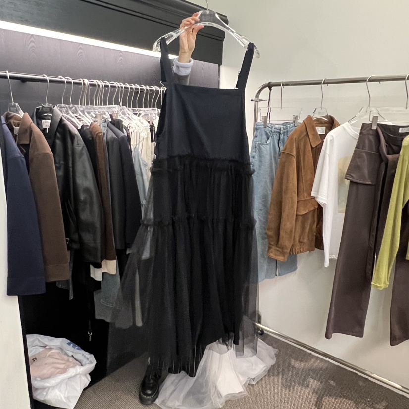 MORE THAN YESTERDAY/LOVE YOU SO MUCH東大門㊣代購女士新品休閑連衣裙工裝褲MORE THAN YESTERDAY連衣裙