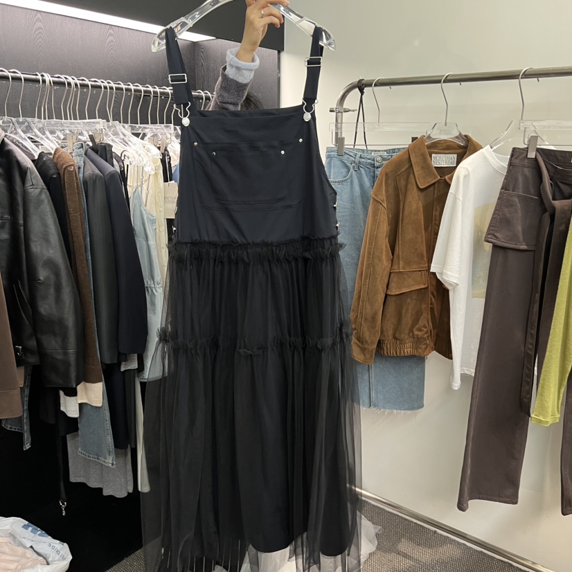 MORE THAN YESTERDAY/LOVE YOU SO MUCH東大門㊣代購女士新品休閑連衣裙工裝褲MORE THAN YESTERDAY連衣裙圖色2