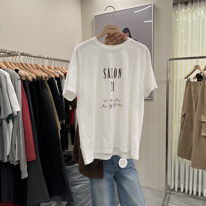 URBANSTORY/REMAKING東大門㊣實拍女裝新品職業時尚真品T恤Remaking/URBANSTORYT恤
