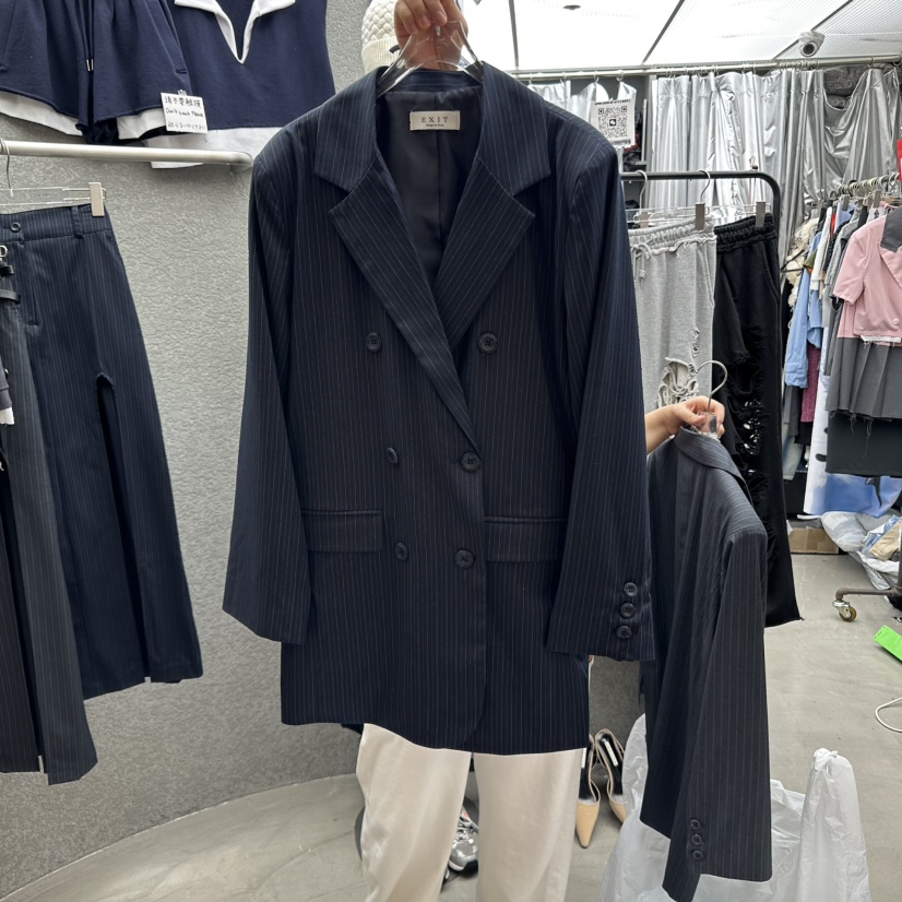 EXIT韓國直郵㊣女士新品25秋冬職業時尚人氣休閑真品推薦夾克EXIT夾克圖色2