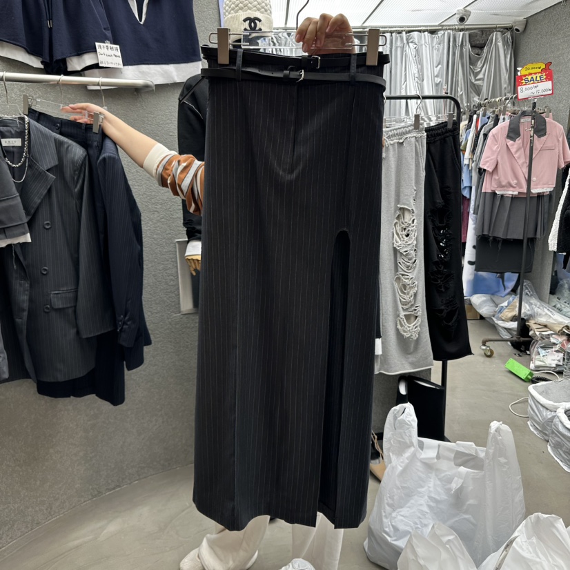 EXIT韓國代購㊣女裝新款熱賣時尚真品人氣推薦長裙不含腰帶EXIT長裙