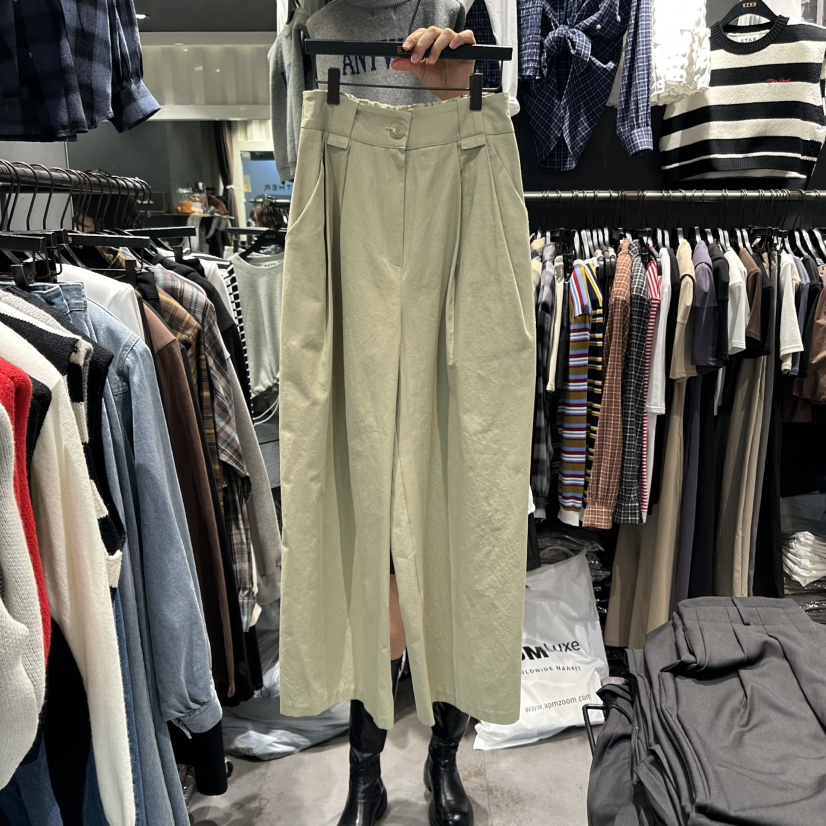 LONE STAR韓國直郵㊣女裝新品時尚熱賣推薦職業休閑休閑褲LONE STAR休閑褲圖色3