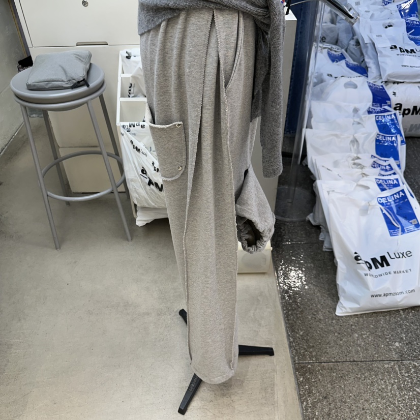 CELINA韓國代購㊣女裝新品休閑時尚熱賣人氣推薦休閑褲開衩CELI_NA休閑褲