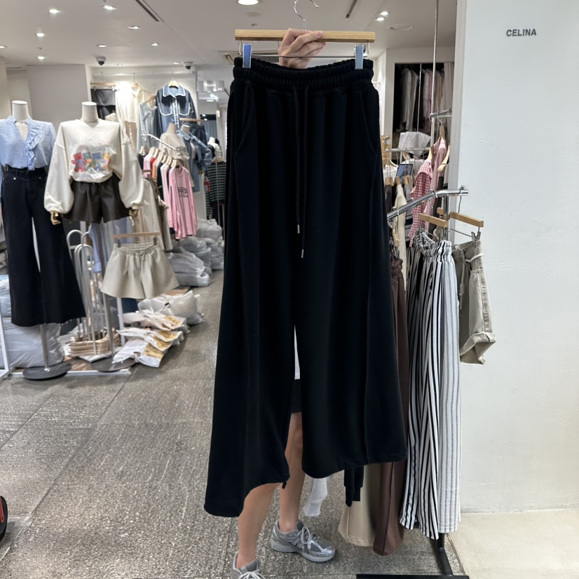 CELINA韓國代購㊣女裝新品休閑時尚熱賣人氣推薦休閑褲開衩CELI_NA休閑褲圖色4