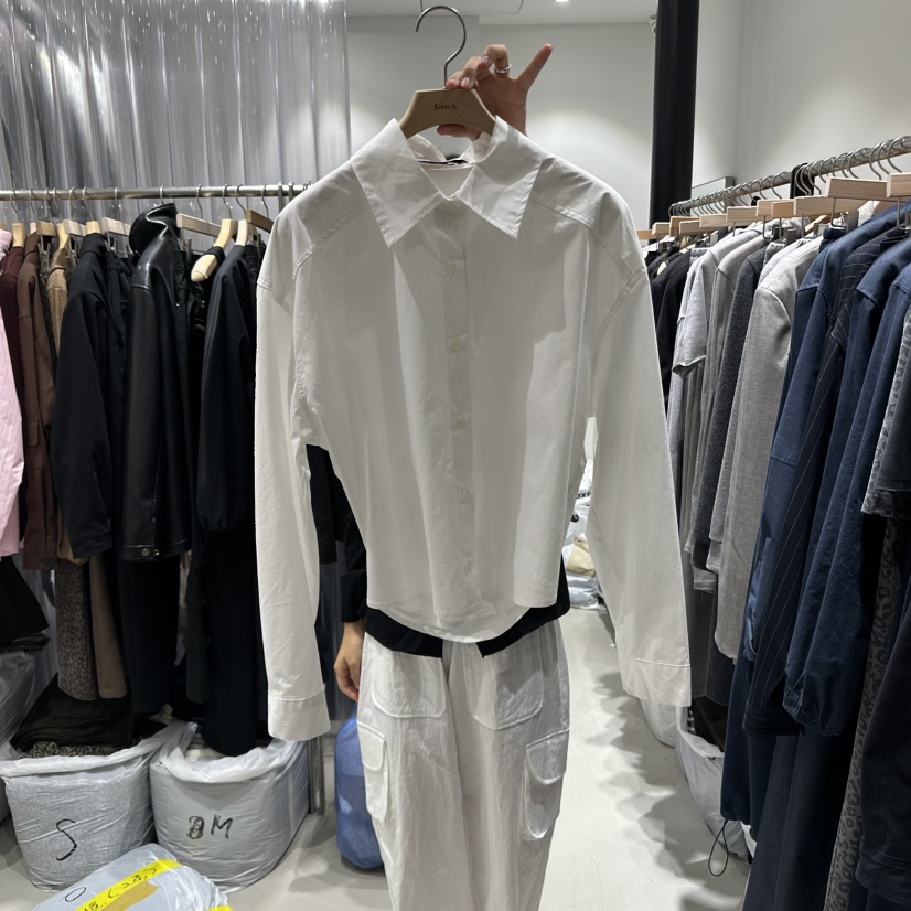 GREEK韓國直郵㊣女裝新品職業休閑人氣熱賣25秋冬襯衫蕾絲衫GREEK襯衫/蕾絲衫