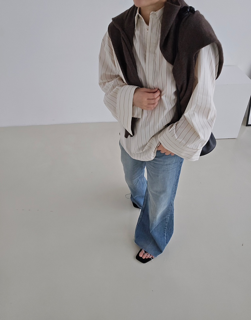 J SHOP東大門㊣直郵女士新款真品人氣25秋冬休閑襯衫蕾絲衫J_SHOP襯衫/蕾絲衫