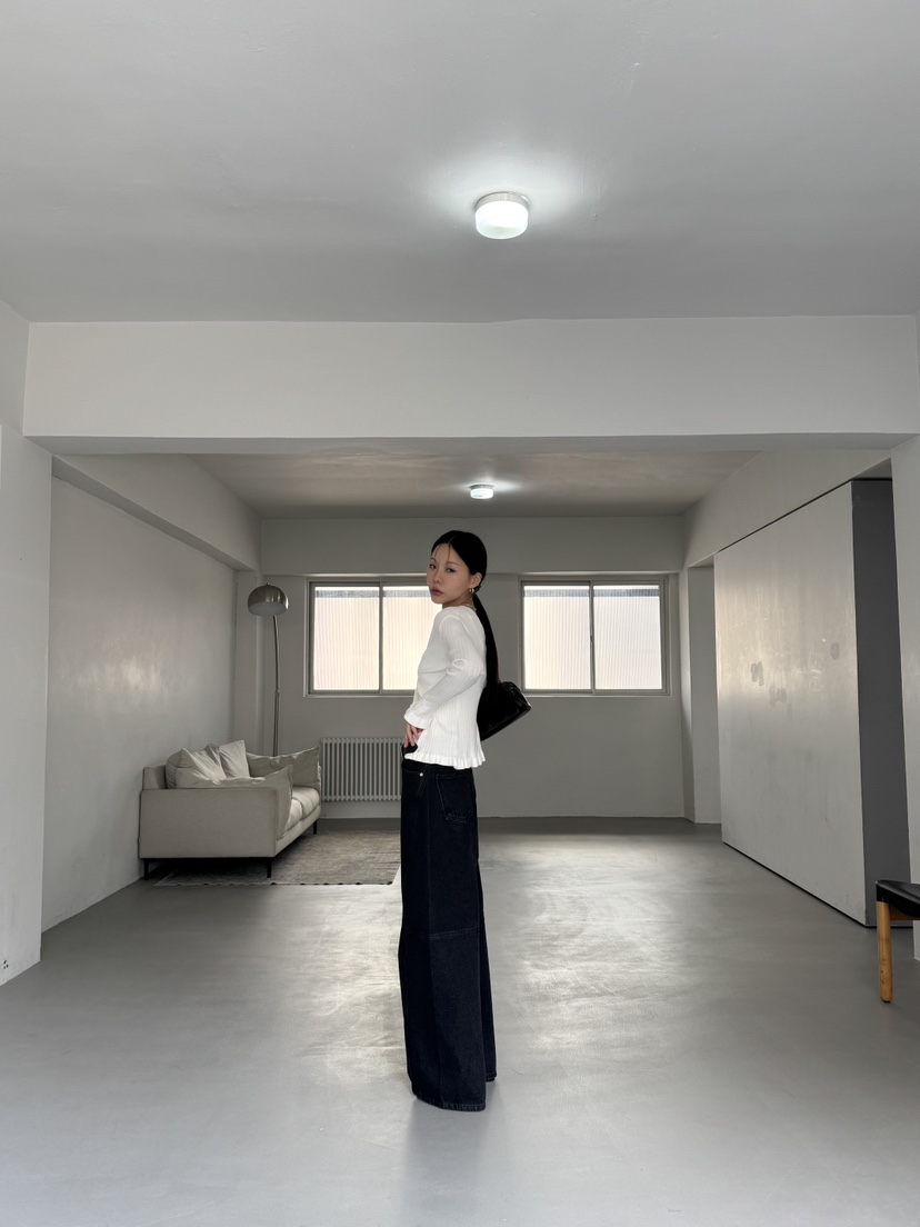 LIMLIMLIM東大門㊣實拍女士新款推薦熱賣套裝褶邊針織兩件套LIM LIM LIM套裝