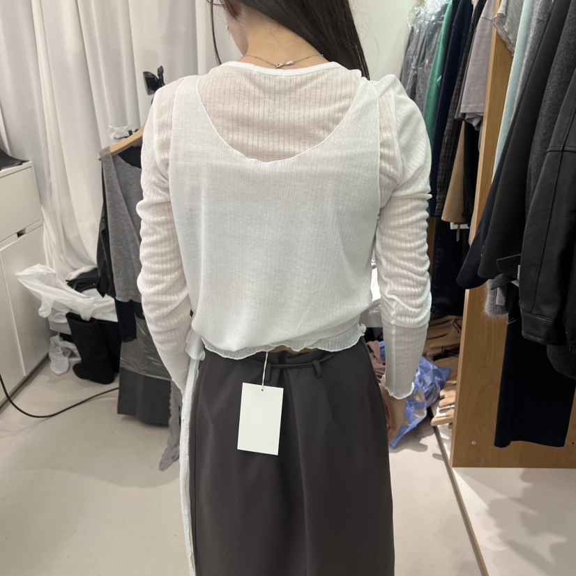 ALOT韓國直郵㊣女士新款職業25秋冬時尚吊帶背心不含內搭緊身A LOT吊帶/背心