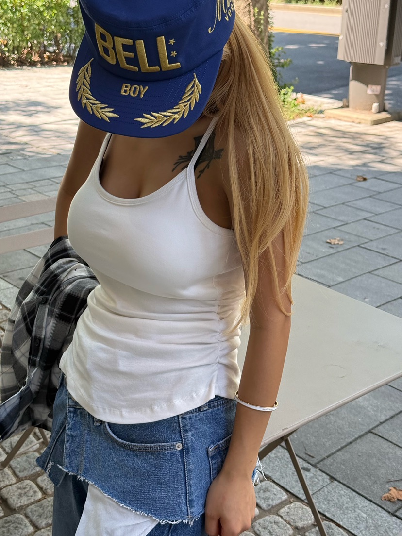 ARSERA東大門㊣實拍女裝新款人氣熱賣休閑時尚吊帶背心褶皺ARSERA吊帶/背心