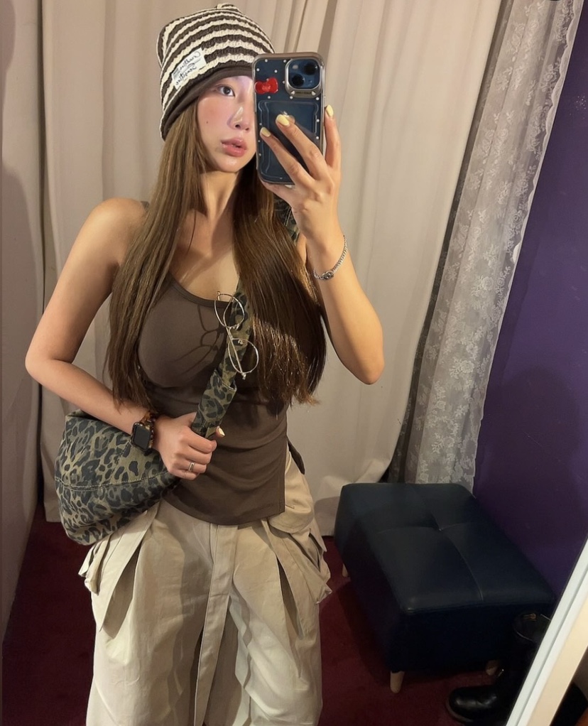 ARSERA東大門㊣實拍女裝新款人氣熱賣休閑時尚吊帶背心褶皺ARSERA吊帶/背心