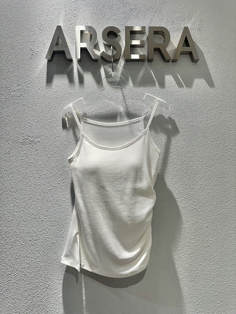 ARSERA東大門㊣實拍女裝新款人氣熱賣休閑時尚吊帶背心褶皺ARSERA吊帶/背心圖色1