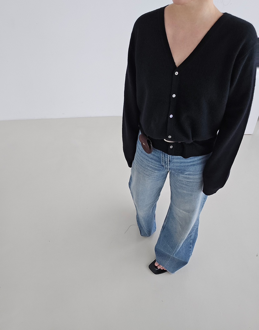 J SHOP韓國代購㊣女裝新品25秋冬真品推薦人氣針織衫狐貍開衫J_SHOP針織衫