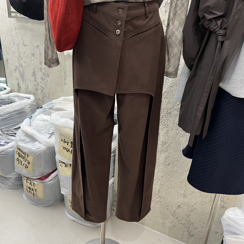 SOLD OUT東大門㊣直郵女裝新款休閑真品推薦25秋冬熱賣休閑褲SOLD OUT休閑褲圖色1