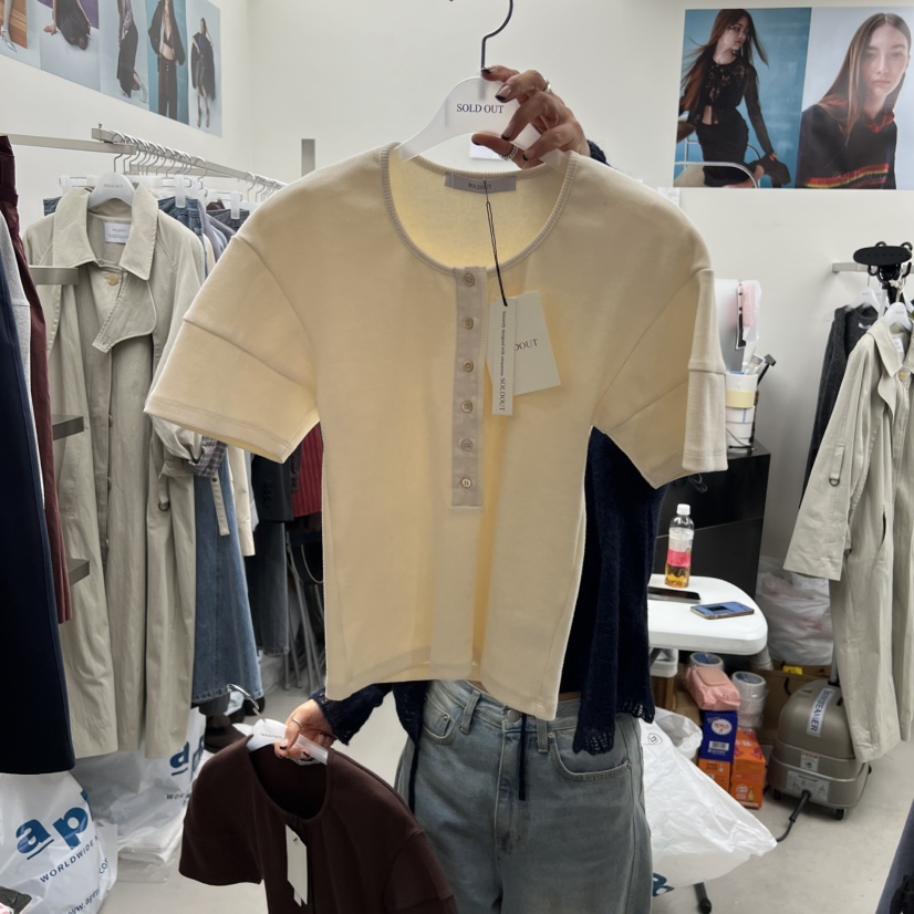 SOLD OUT東大門㊣代購女裝新款熱賣人氣職業休閑推薦25秋冬T恤SOLD OUTT恤