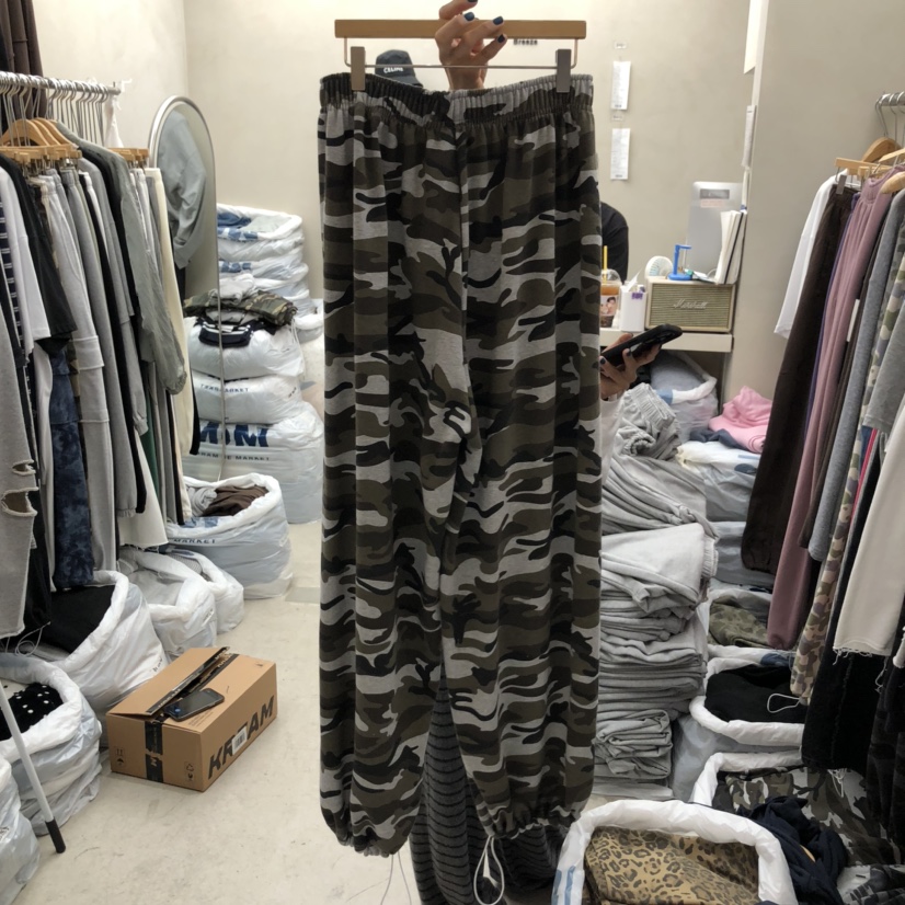 BREEZE東大門㊣直郵女士新品熱賣真品25秋冬推薦休閑褲迷彩BREEZE休閑褲