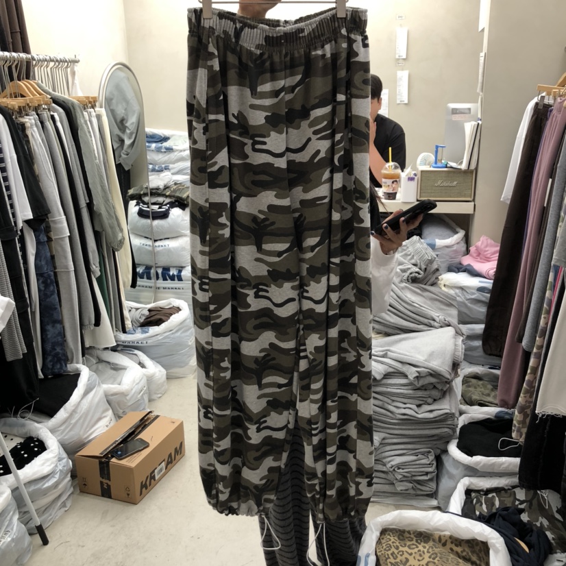 BREEZE東大門㊣直郵女士新品熱賣真品25秋冬推薦休閑褲迷彩BREEZE休閑褲圖色1