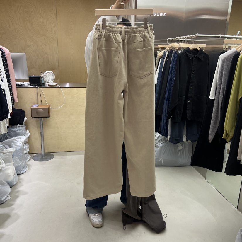 PLEASURE韓國直郵㊣女士新品休閑真品25秋冬休閑褲不含腰帶PLEASURE休閑褲
