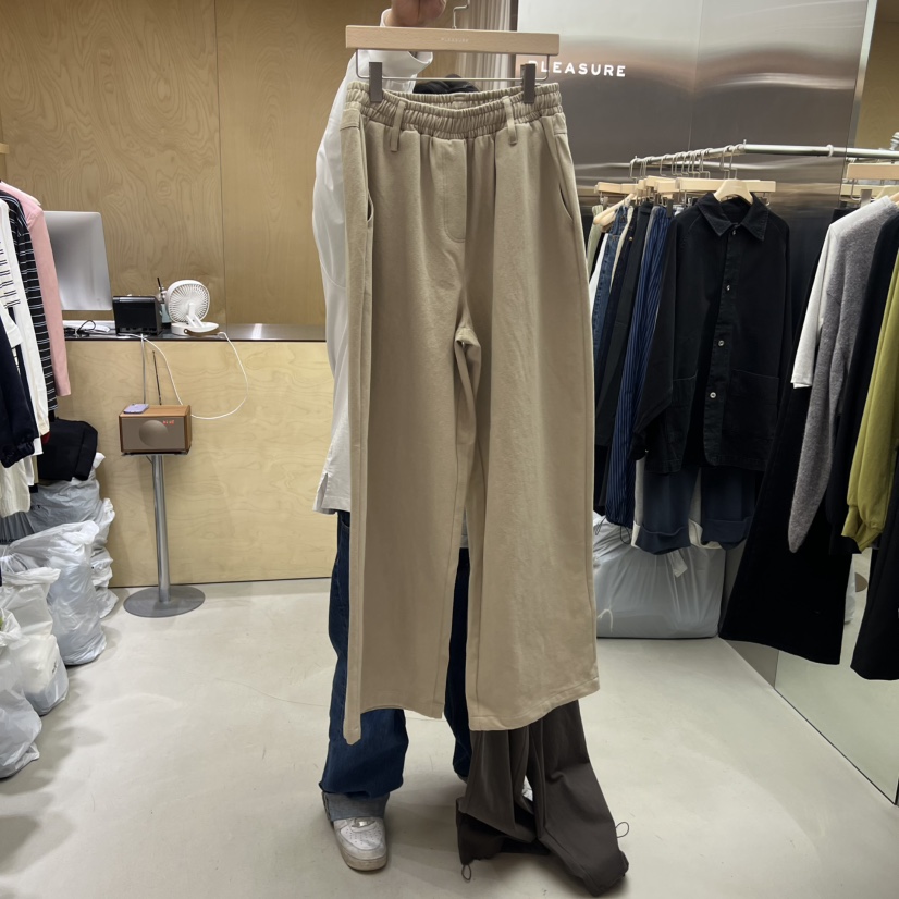 PLEASURE韓國直郵㊣女士新品休閑真品25秋冬休閑褲不含腰帶PLEASURE休閑褲圖色2
