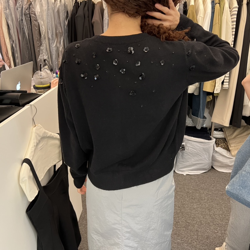 SALONDEMAG東大門㊣代購女士新款時尚針織衫不含內搭格子開衫SALONDEMAG針織衫