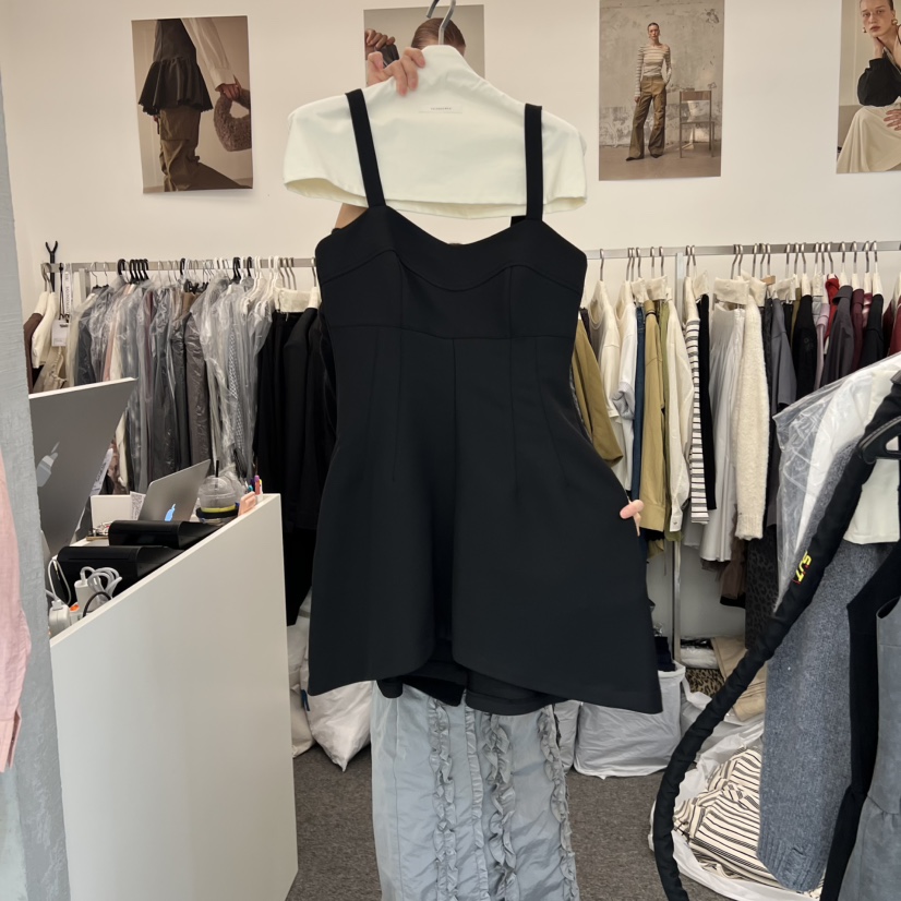 SALONDEMAG東大門㊣直郵女裝新品25秋冬真品推薦時尚連衣裙SALONDEMAG連衣裙圖色2
