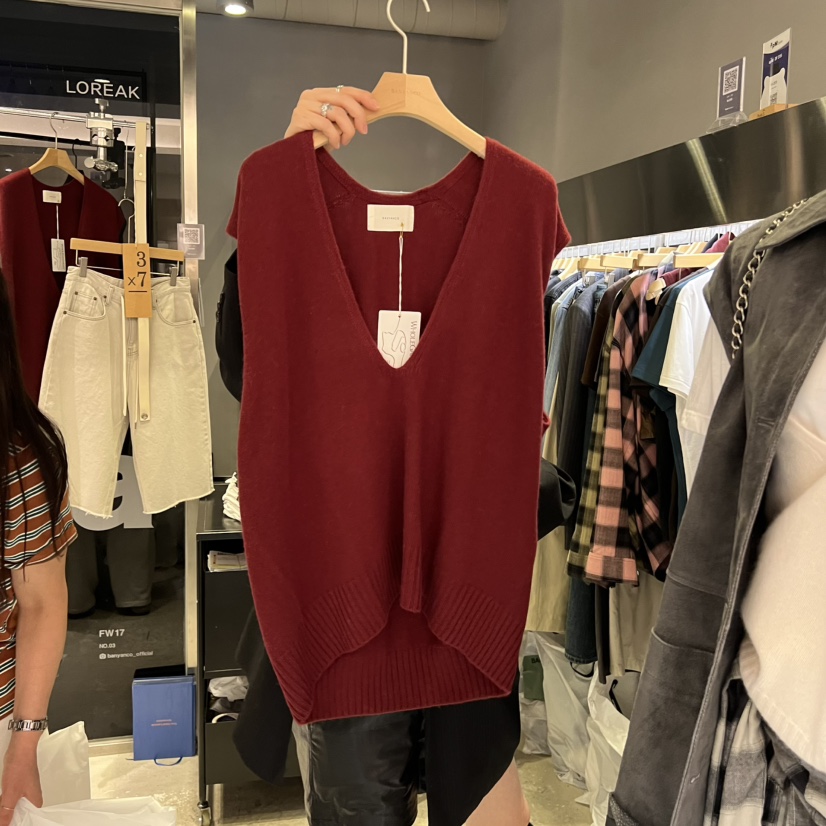 BANY ANCO韓國代購㊣女裝新品時尚職業真品休閑吊帶背心長款BANY ANCO吊帶/背心圖色4