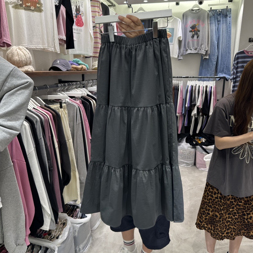 EVE韓國代購㊣女士新款熱賣推薦25秋冬人氣時尚真品休閑長裙EVE長裙