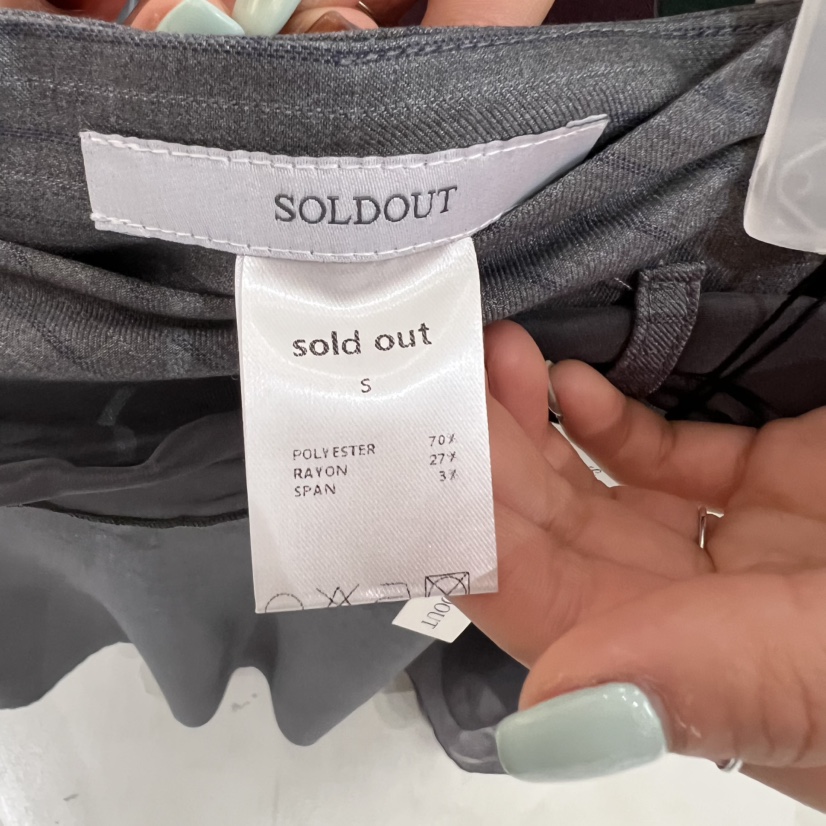 SOLD OUT東大門㊣實拍女裝新款推薦職業半身裙中短裙含腰帶SOLD OUT半身裙/中短裙