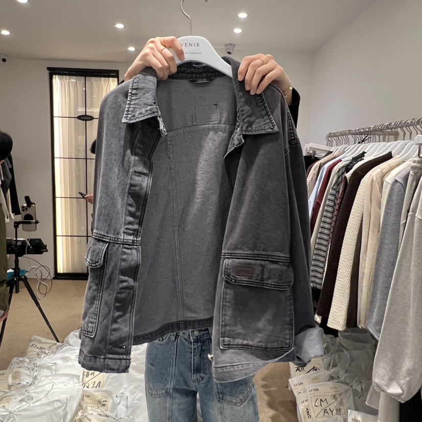 VENIR-a東大門㊣代購女裝新品人氣時尚推薦真品熱賣休閑夾克VENIR-a夾克圖色1