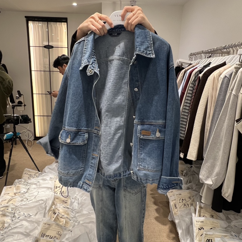 VENIR-a東大門㊣代購女裝新品人氣時尚推薦真品熱賣休閑夾克VENIR-a夾克圖色2