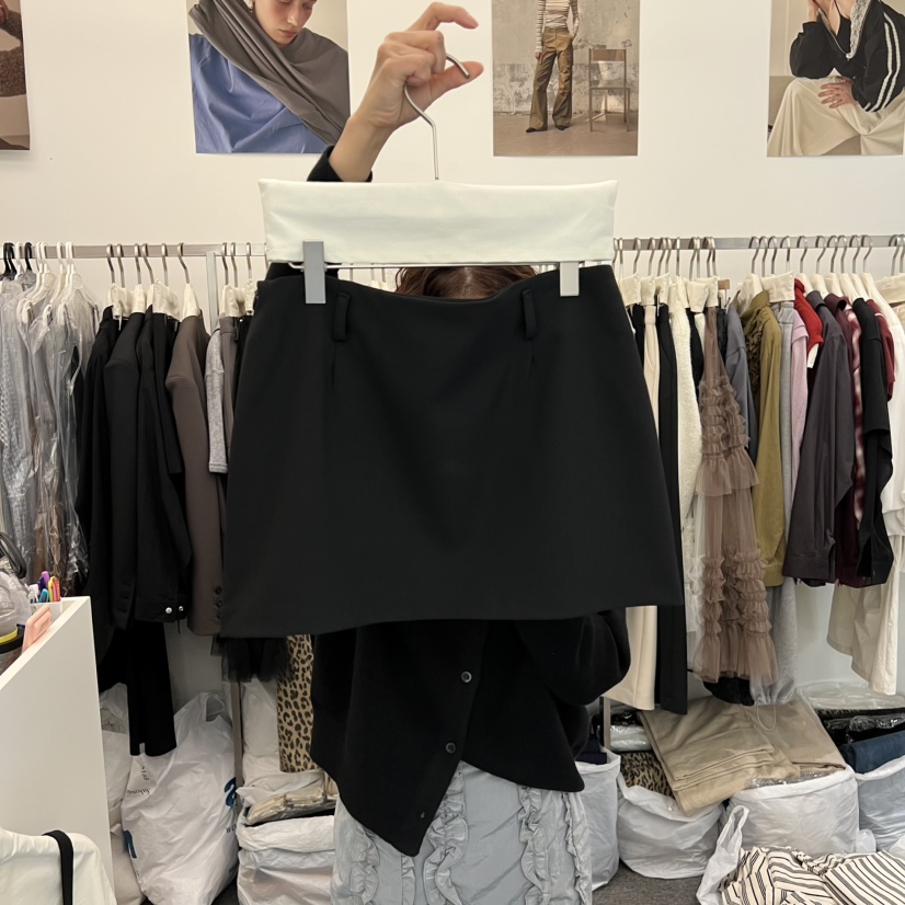 SALONDEMAG韓國直郵㊣女士新款休閑時尚人氣職業25秋冬短裙SALONDEMAG短裙