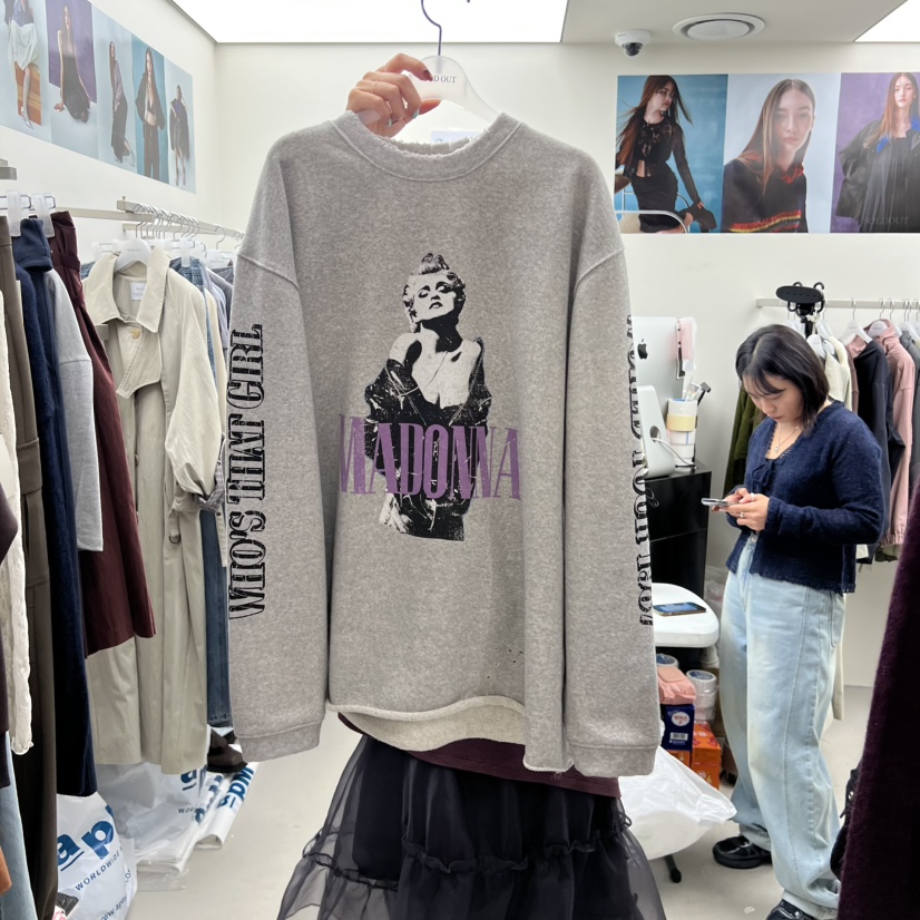 SOLD OUT韓國代購㊣女士新款休閑人氣25秋冬時尚真品推薦衛衣SOLD OUT衛衣圖色2