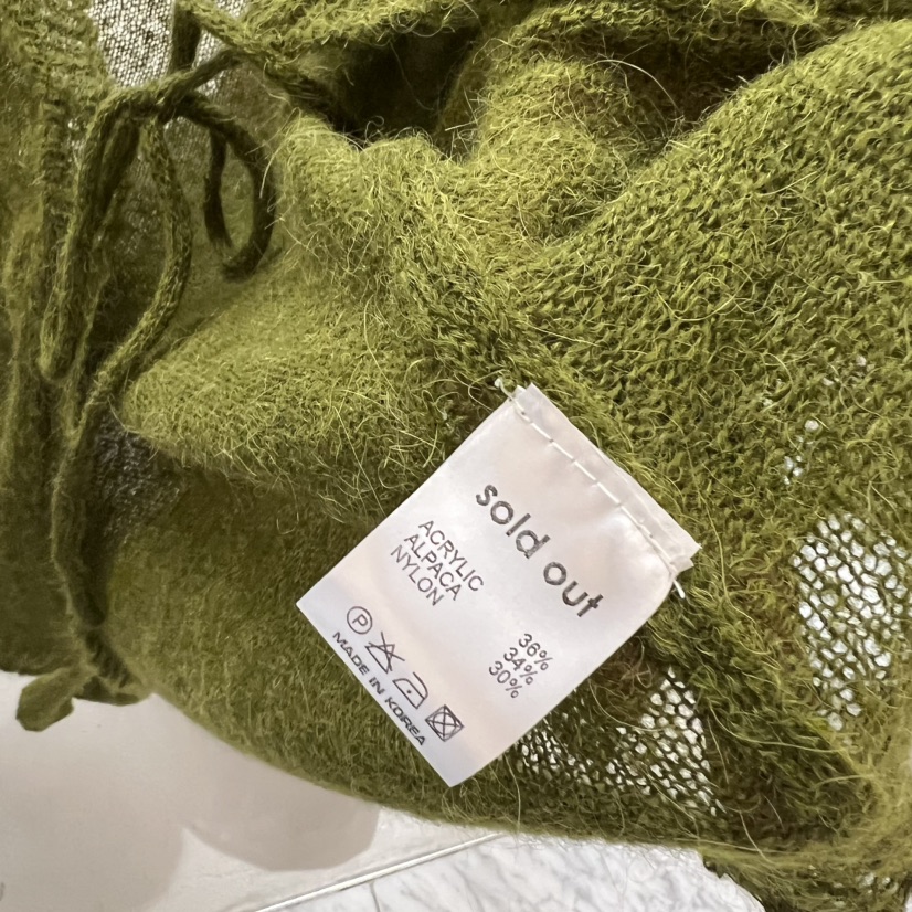 SOLD OUT韓國直郵㊣女士新品休閑人氣推薦職業時尚針織衫羊駝SOLD OUT針織衫
