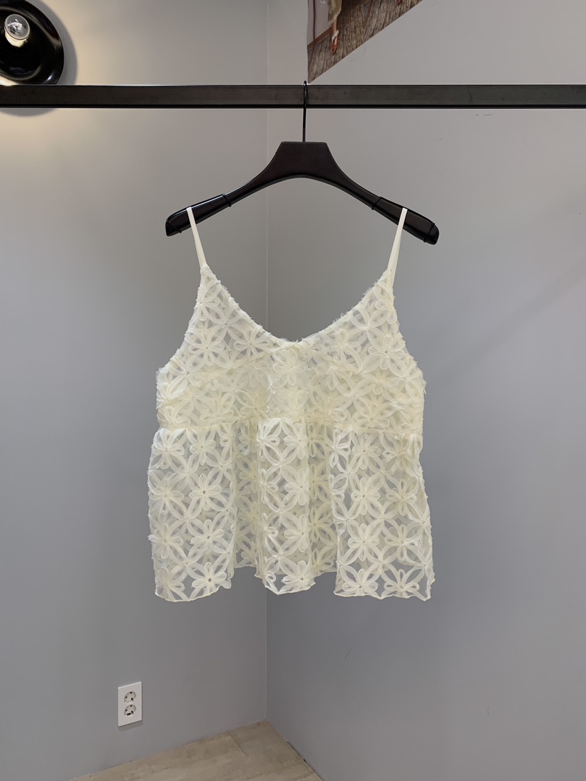 SOFTNESS東大門㊣直郵女裝新品真品職業時尚吊帶背心花朵緊身Softness/Cosmic吊帶/背心圖色1