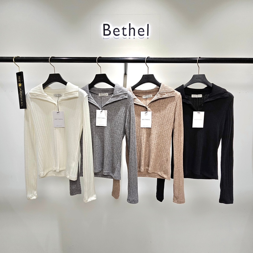 BETHEL韓國代購㊣女裝新款25秋冬休閑人氣推薦真品職業針織衫BETHEL針織衫