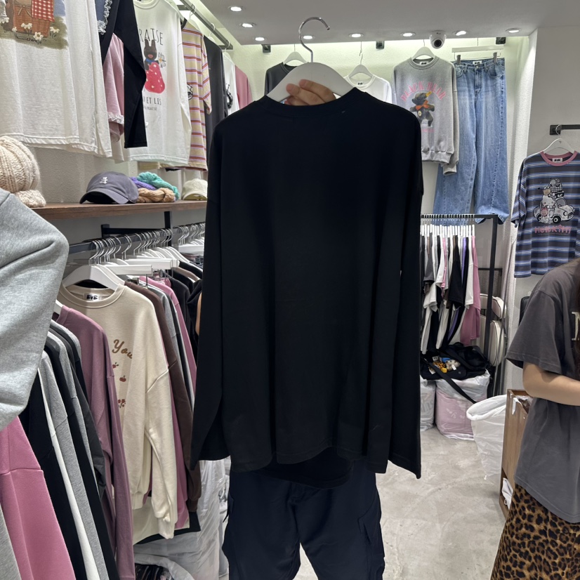 EVE東大門㊣代購女士新品人氣時尚推薦休閑真品職業長袖T恤EVE長袖T恤