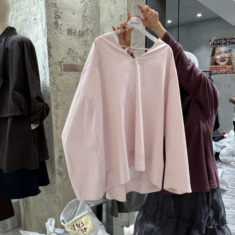 SOLD OUT韓國代購㊣女士新款真品職業人氣時尚熱賣襯衫蕾絲衫SOLD OUT襯衫/蕾絲衫