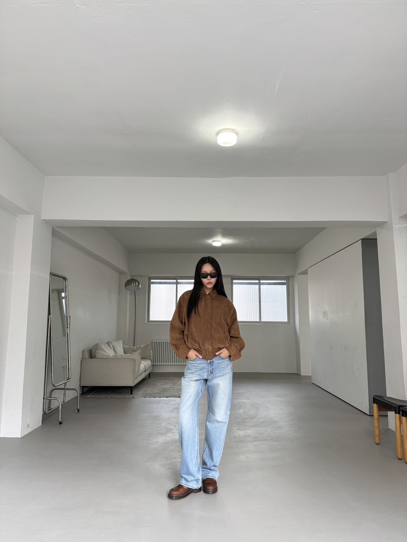 LIMLIMLIM韓國直郵㊣女裝新品人氣職業熱賣時尚真品夾克絨面革LIM LIM LIM夾克