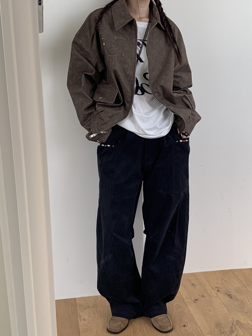 MORE THAN-P韓國直郵㊣女裝新款熱賣25秋冬人氣時尚休閑褲MORE THAN休閑褲