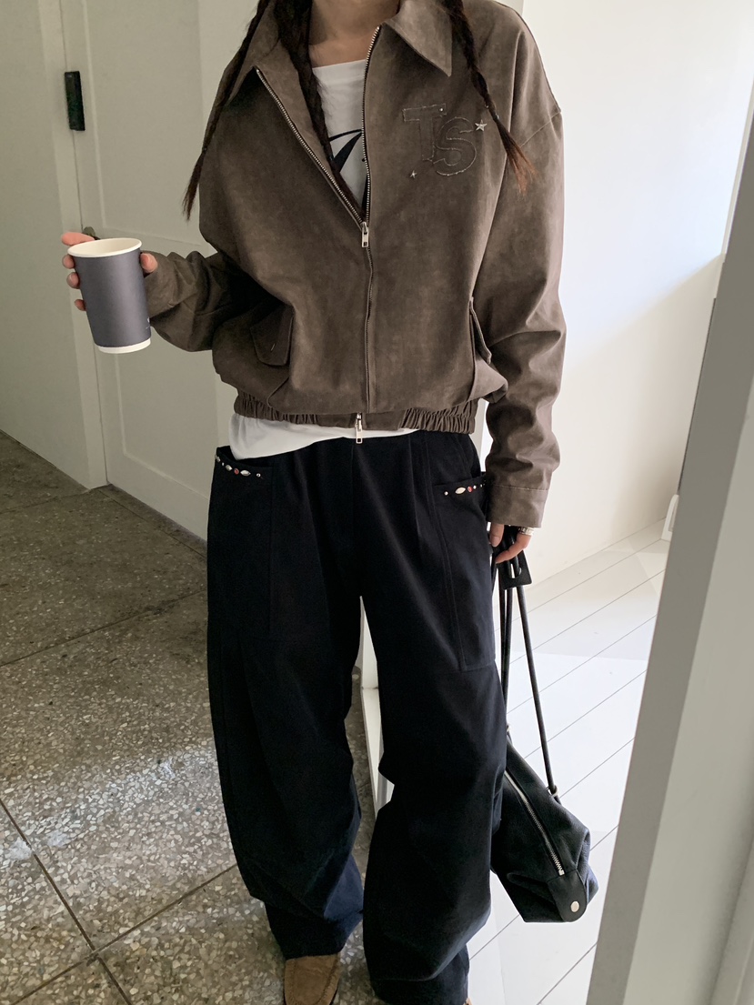 MORE THAN-P韓國直郵㊣女裝新款熱賣25秋冬人氣時尚休閑褲MORE THAN休閑褲