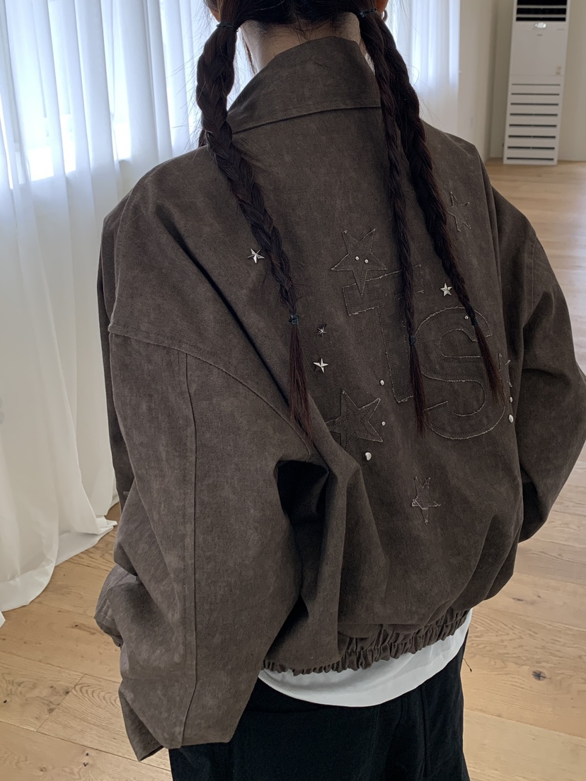 MORE THAN-P東大門㊣實拍女士新品25秋冬人氣時尚熱賣夾克MORE THAN夾克