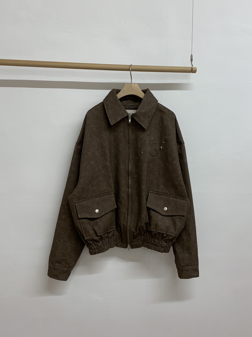 MORE THAN-P東大門㊣實拍女士新品25秋冬人氣時尚熱賣夾克MORE THAN夾克圖色2