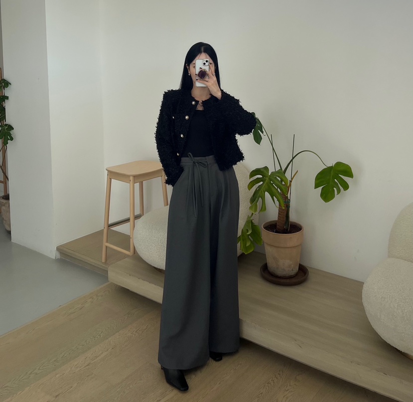 AMUSE SEOUL東大門㊣代購女裝新款人氣職業休閑熱賣休閑褲AMUSE SEOUL休閑褲