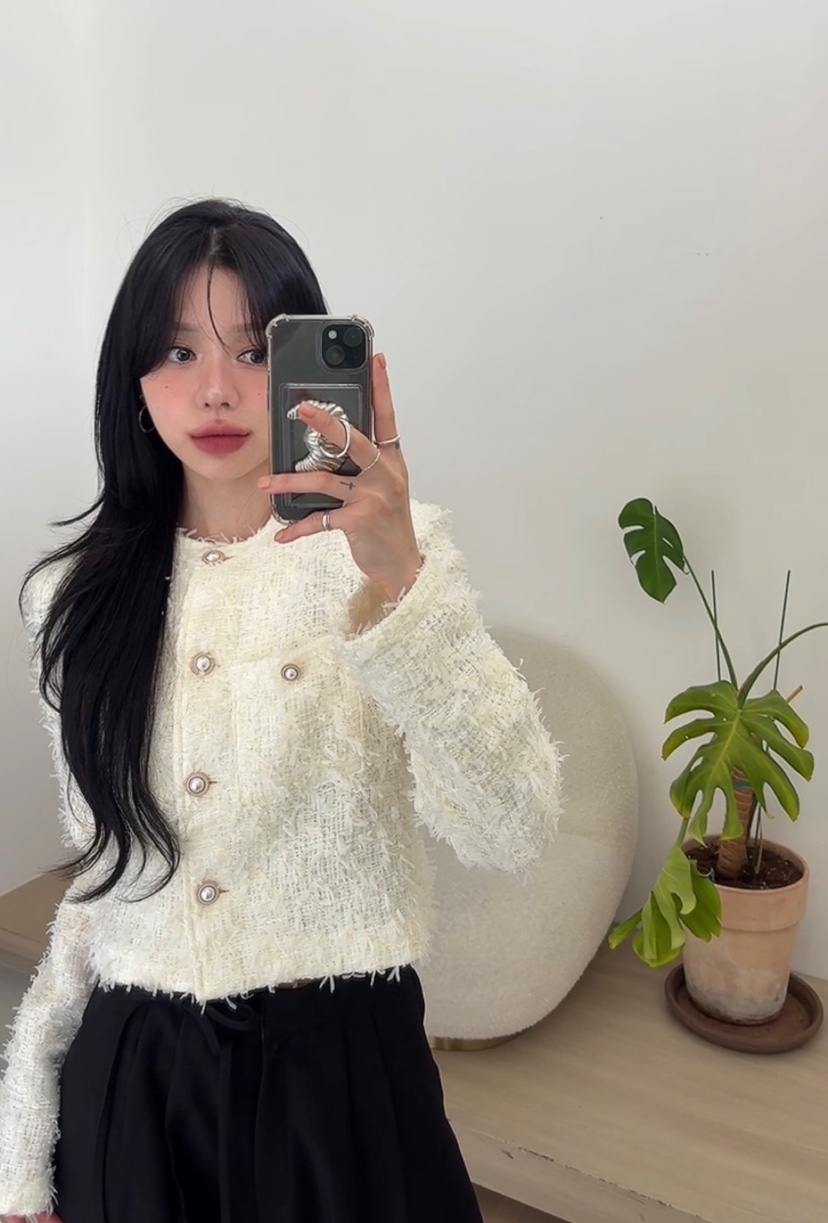 AMUSE SEOUL東大門㊣直郵女士新款25秋冬推薦職業休閑夾克AMUSE SEOUL夾克