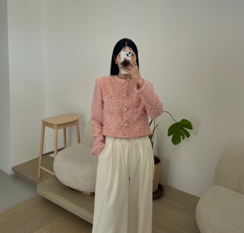 AMUSE SEOUL東大門㊣直郵女士新款25秋冬推薦職業休閑夾克AMUSE SEOUL夾克