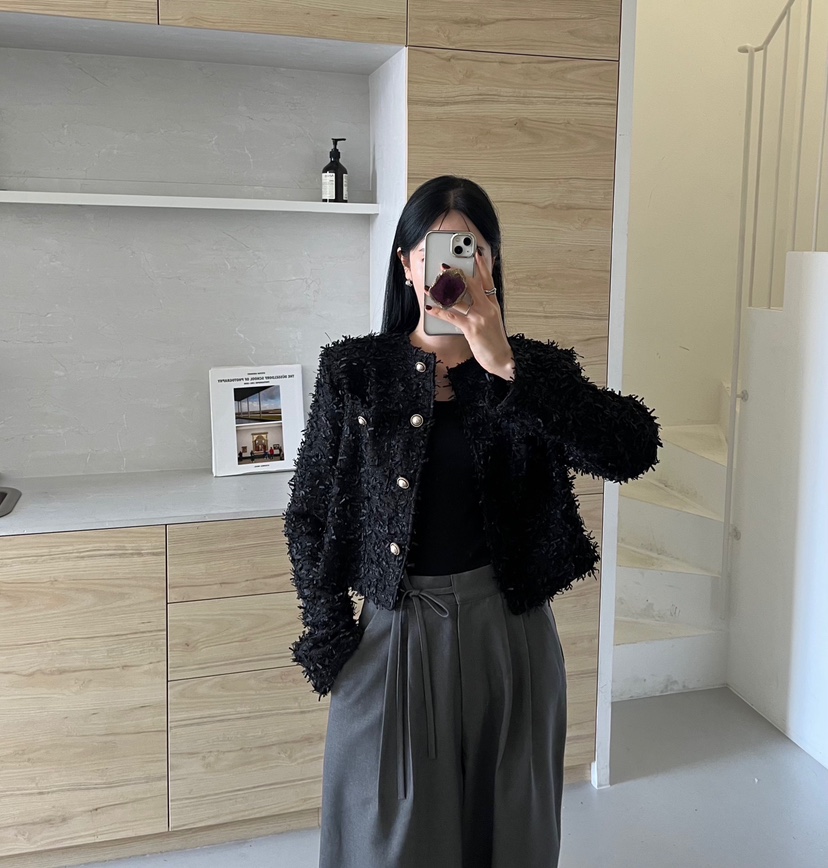 AMUSE SEOUL東大門㊣直郵女士新款25秋冬推薦職業休閑夾克AMUSE SEOUL夾克