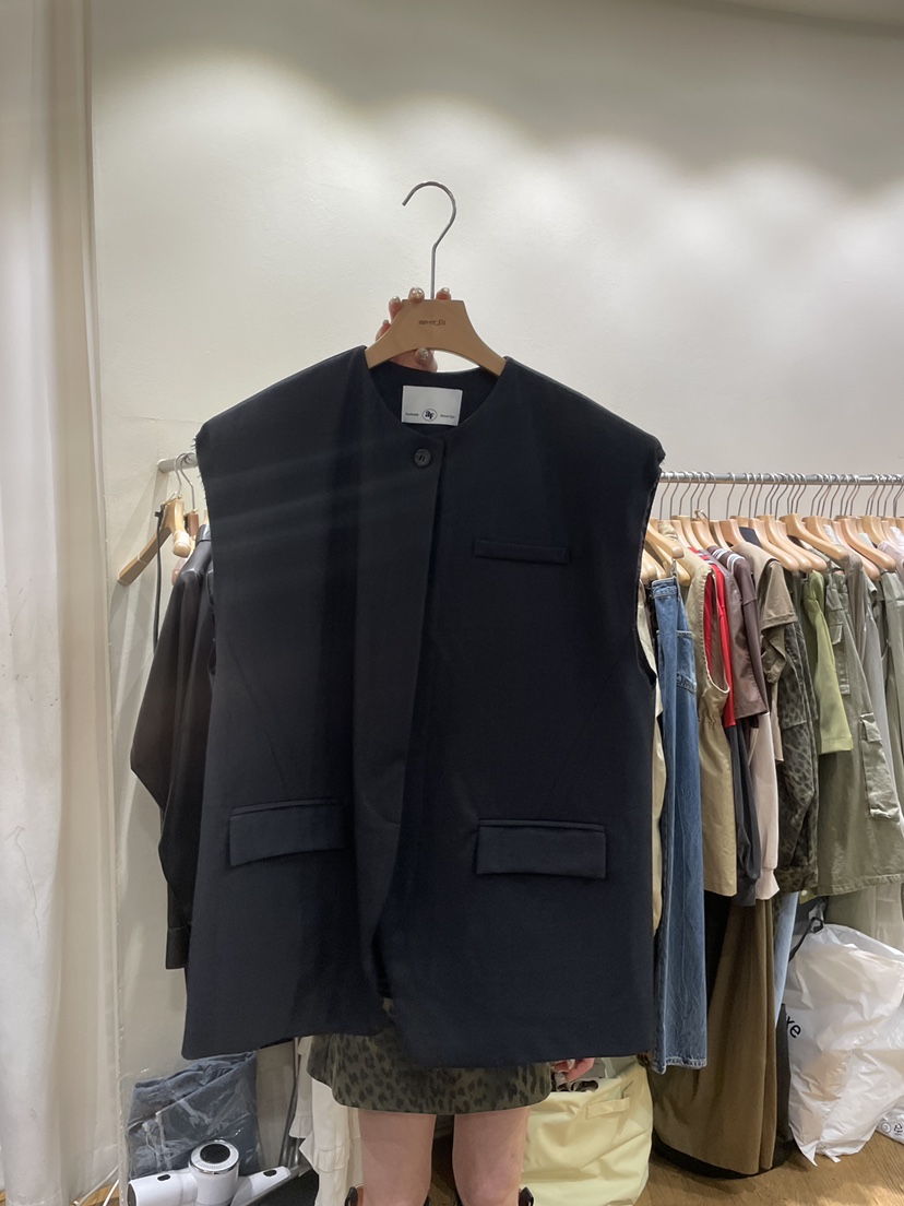 AUVERFIT東大門㊣實拍女裝新品休閑職業時尚人氣熱賣25秋冬馬甲AUVERFIT馬甲圖色3