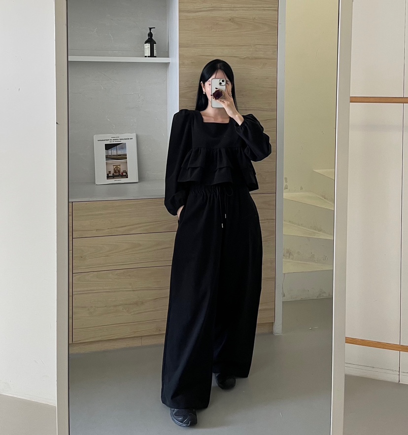 AMUSE SEOUL東大門㊣實拍女士新款職業休閑時尚25秋冬休閑褲AMUSE SEOUL休閑褲