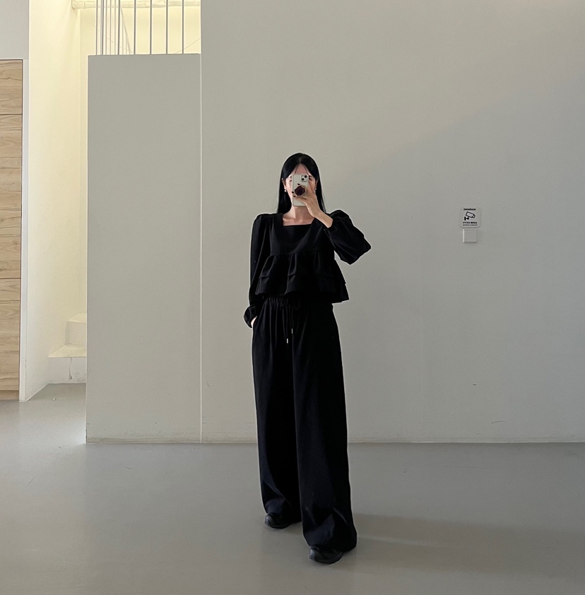 AMUSE SEOUL東大門㊣實拍女士新款職業休閑時尚25秋冬休閑褲AMUSE SEOUL休閑褲