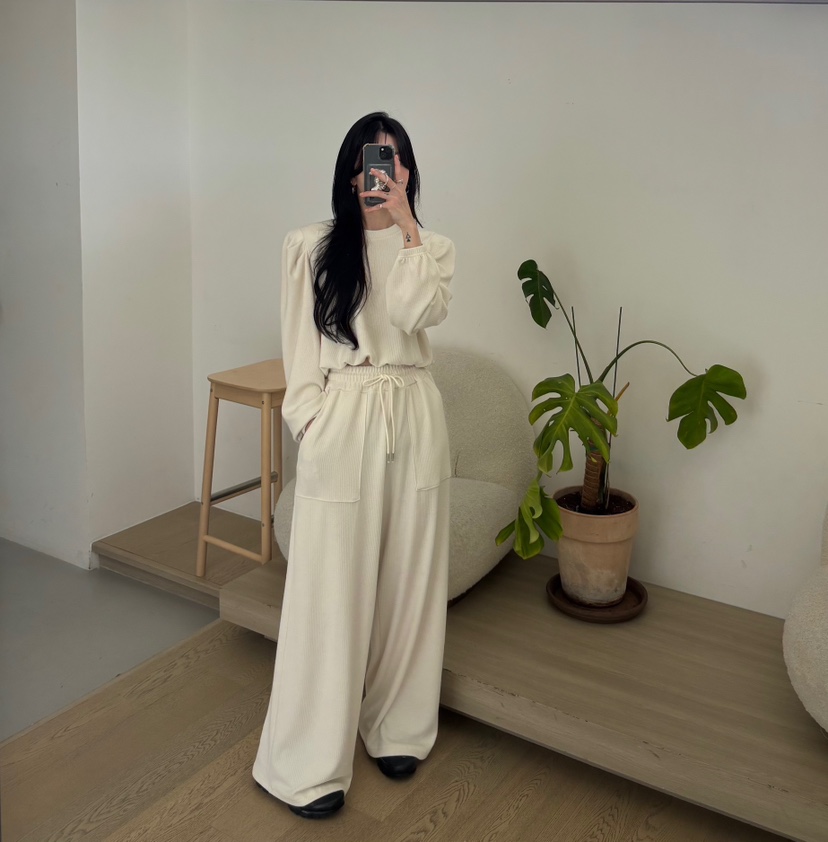 AMUSE SEOUL韓國直郵㊣女裝新款人氣休閑職業25秋冬休閑褲AMUSE SEOUL休閑褲